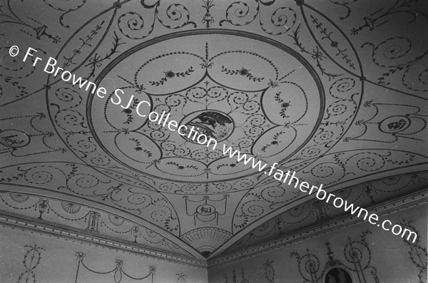 ITALIAN LEGATION  LUCAN HOUSE  CEILING OF SALOON    STAPLETON